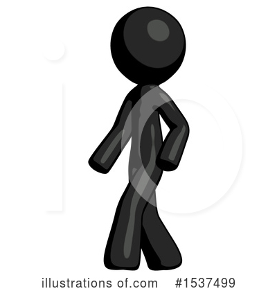 Royalty-Free (RF) Black Design Mascot Clipart Illustration by Leo Blanchette - Stock Sample #1537499