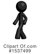 Black Design Mascot Clipart #1537499 by Leo Blanchette
