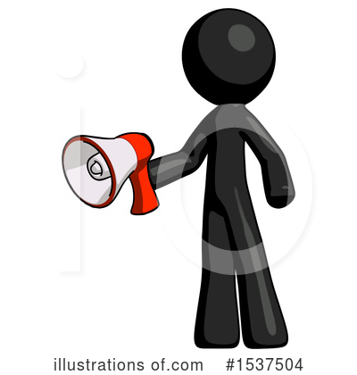 Royalty-Free (RF) Black Design Mascot Clipart Illustration by Leo Blanchette - Stock Sample #1537504