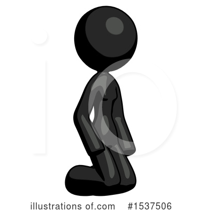 Royalty-Free (RF) Black Design Mascot Clipart Illustration by Leo Blanchette - Stock Sample #1537506