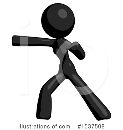 Royalty-Free (RF) Black Design Mascot Clipart Illustration by Leo Blanchette - Stock Sample #1537508