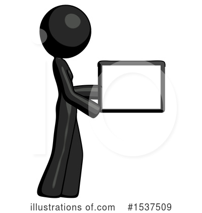 Royalty-Free (RF) Black Design Mascot Clipart Illustration by Leo Blanchette - Stock Sample #1537509