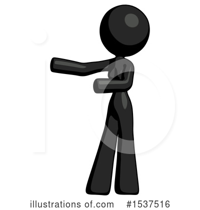 Royalty-Free (RF) Black Design Mascot Clipart Illustration by Leo Blanchette - Stock Sample #1537516