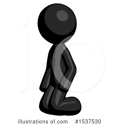 Royalty-Free (RF) Black Design Mascot Clipart Illustration by Leo Blanchette - Stock Sample #1537530