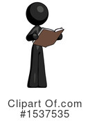 Black Design Mascot Clipart #1537535 by Leo Blanchette