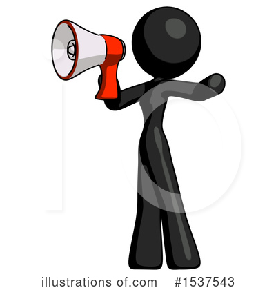 Royalty-Free (RF) Black Design Mascot Clipart Illustration by Leo Blanchette - Stock Sample #1537543