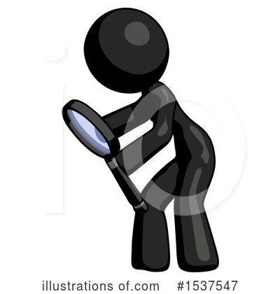 Royalty-Free (RF) Black Design Mascot Clipart Illustration by Leo Blanchette - Stock Sample #1537547