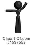 Black Design Mascot Clipart #1537558 by Leo Blanchette