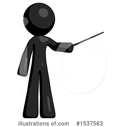 Royalty-Free (RF) Black Design Mascot Clipart Illustration by Leo Blanchette - Stock Sample #1537563