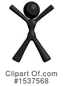 Black Design Mascot Clipart #1537568 by Leo Blanchette