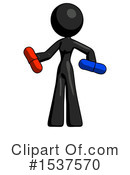 Black Design Mascot Clipart #1537570 by Leo Blanchette