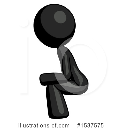 Royalty-Free (RF) Black Design Mascot Clipart Illustration by Leo Blanchette - Stock Sample #1537575