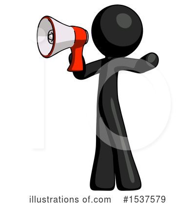 Royalty-Free (RF) Black Design Mascot Clipart Illustration by Leo Blanchette - Stock Sample #1537579