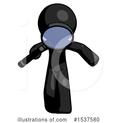 Royalty-Free (RF) Black Design Mascot Clipart Illustration by Leo Blanchette - Stock Sample #1537580