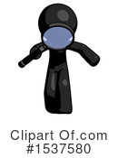 Black Design Mascot Clipart #1537580 by Leo Blanchette