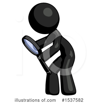Royalty-Free (RF) Black Design Mascot Clipart Illustration by Leo Blanchette - Stock Sample #1537582