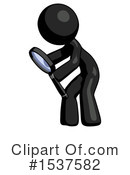 Black Design Mascot Clipart #1537582 by Leo Blanchette
