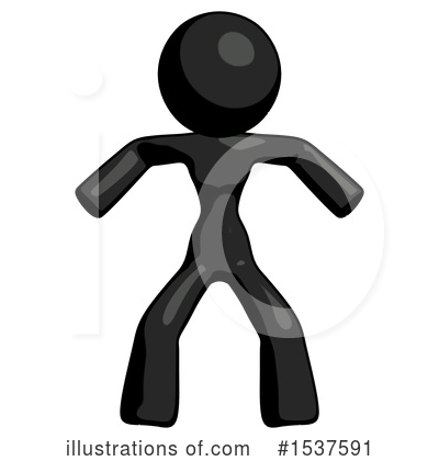 Royalty-Free (RF) Black Design Mascot Clipart Illustration by Leo Blanchette - Stock Sample #1537591