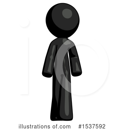 Royalty-Free (RF) Black Design Mascot Clipart Illustration by Leo Blanchette - Stock Sample #1537592
