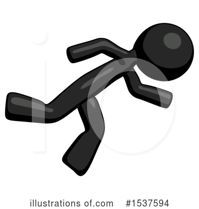 Royalty-Free (RF) Black Design Mascot Clipart Illustration by Leo Blanchette - Stock Sample #1537594