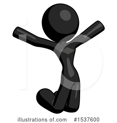 Royalty-Free (RF) Black Design Mascot Clipart Illustration by Leo Blanchette - Stock Sample #1537600