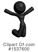 Black Design Mascot Clipart #1537600 by Leo Blanchette