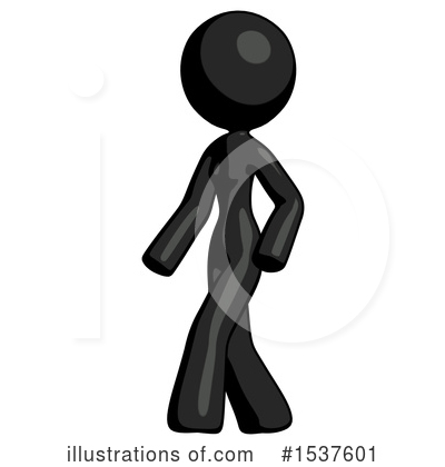 Royalty-Free (RF) Black Design Mascot Clipart Illustration by Leo Blanchette - Stock Sample #1537601