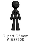 Black Design Mascot Clipart #1537608 by Leo Blanchette