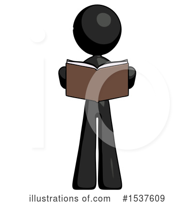 Royalty-Free (RF) Black Design Mascot Clipart Illustration by Leo Blanchette - Stock Sample #1537609