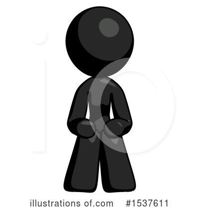Royalty-Free (RF) Black Design Mascot Clipart Illustration by Leo Blanchette - Stock Sample #1537611