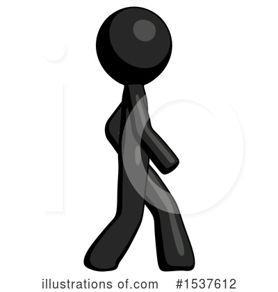 Royalty-Free (RF) Black Design Mascot Clipart Illustration by Leo Blanchette - Stock Sample #1537612