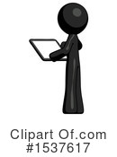 Black Design Mascot Clipart #1537617 by Leo Blanchette
