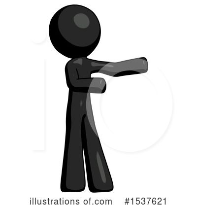 Royalty-Free (RF) Black Design Mascot Clipart Illustration by Leo Blanchette - Stock Sample #1537621