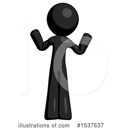 Shrugging Clipart #1537637 by Leo Blanchette