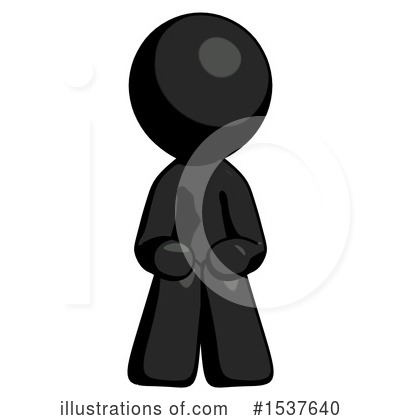 Royalty-Free (RF) Black Design Mascot Clipart Illustration by Leo Blanchette - Stock Sample #1537640