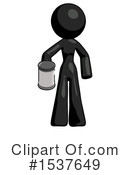 Black Design Mascot Clipart #1537649 by Leo Blanchette
