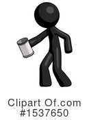 Black Design Mascot Clipart #1537650 by Leo Blanchette