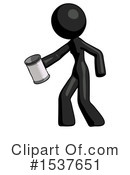 Black Design Mascot Clipart #1537651 by Leo Blanchette