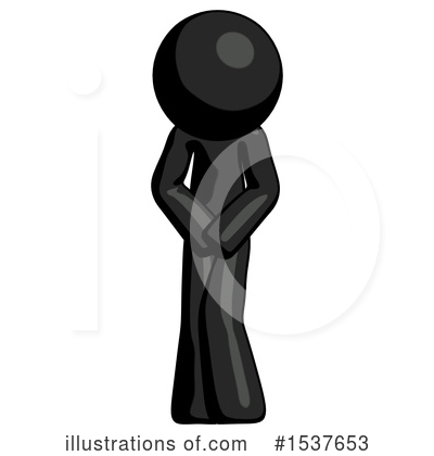 Royalty-Free (RF) Black Design Mascot Clipart Illustration by Leo Blanchette - Stock Sample #1537653