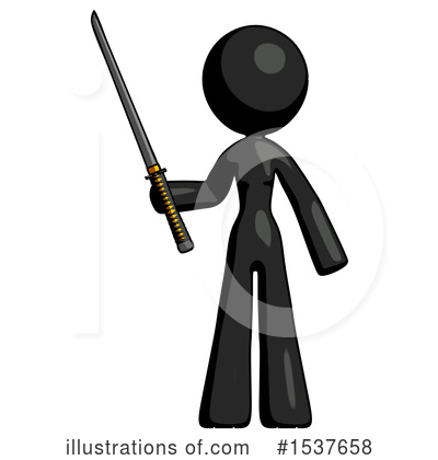 Royalty-Free (RF) Black Design Mascot Clipart Illustration by Leo Blanchette - Stock Sample #1537658