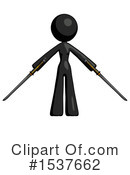 Black Design Mascot Clipart #1537662 by Leo Blanchette
