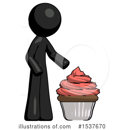 Royalty-Free (RF) Black Design Mascot Clipart Illustration by Leo Blanchette - Stock Sample #1537670