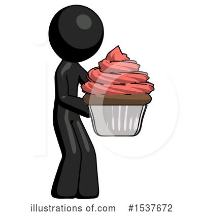Royalty-Free (RF) Black Design Mascot Clipart Illustration by Leo Blanchette - Stock Sample #1537672