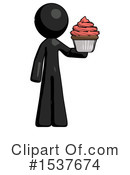 Black Design Mascot Clipart #1537674 by Leo Blanchette