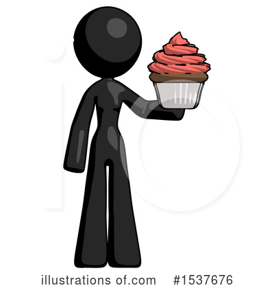 Royalty-Free (RF) Black Design Mascot Clipart Illustration by Leo Blanchette - Stock Sample #1537676
