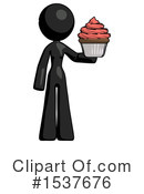 Black Design Mascot Clipart #1537676 by Leo Blanchette