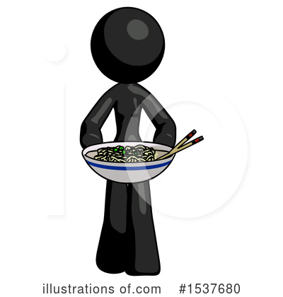 Royalty-Free (RF) Black Design Mascot Clipart Illustration by Leo Blanchette - Stock Sample #1537680