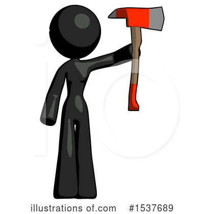 Royalty-Free (RF) Black Design Mascot Clipart Illustration by Leo Blanchette - Stock Sample #1537689