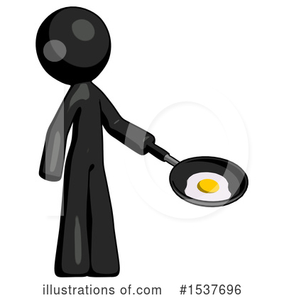 Royalty-Free (RF) Black Design Mascot Clipart Illustration by Leo Blanchette - Stock Sample #1537696