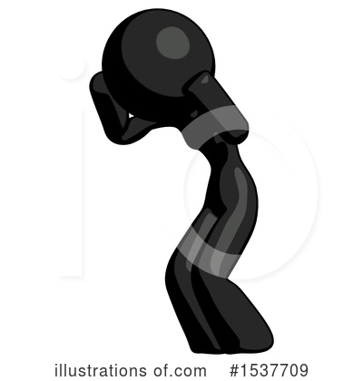 Royalty-Free (RF) Black Design Mascot Clipart Illustration by Leo Blanchette - Stock Sample #1537709